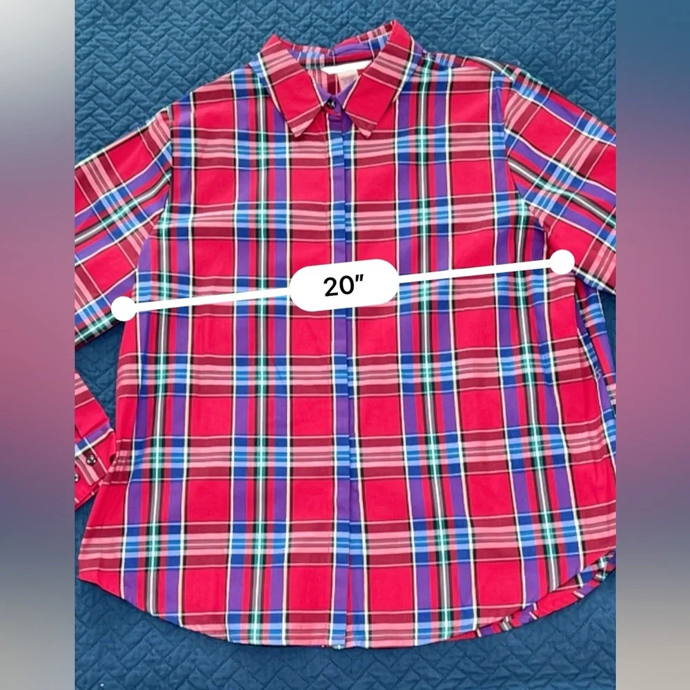 Allison Daley‎ Set of 3 Plaid Shirts Size 18